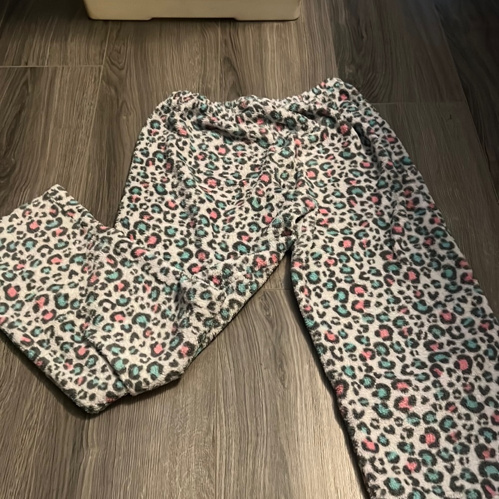 Colorful Cheetah print pajama pants